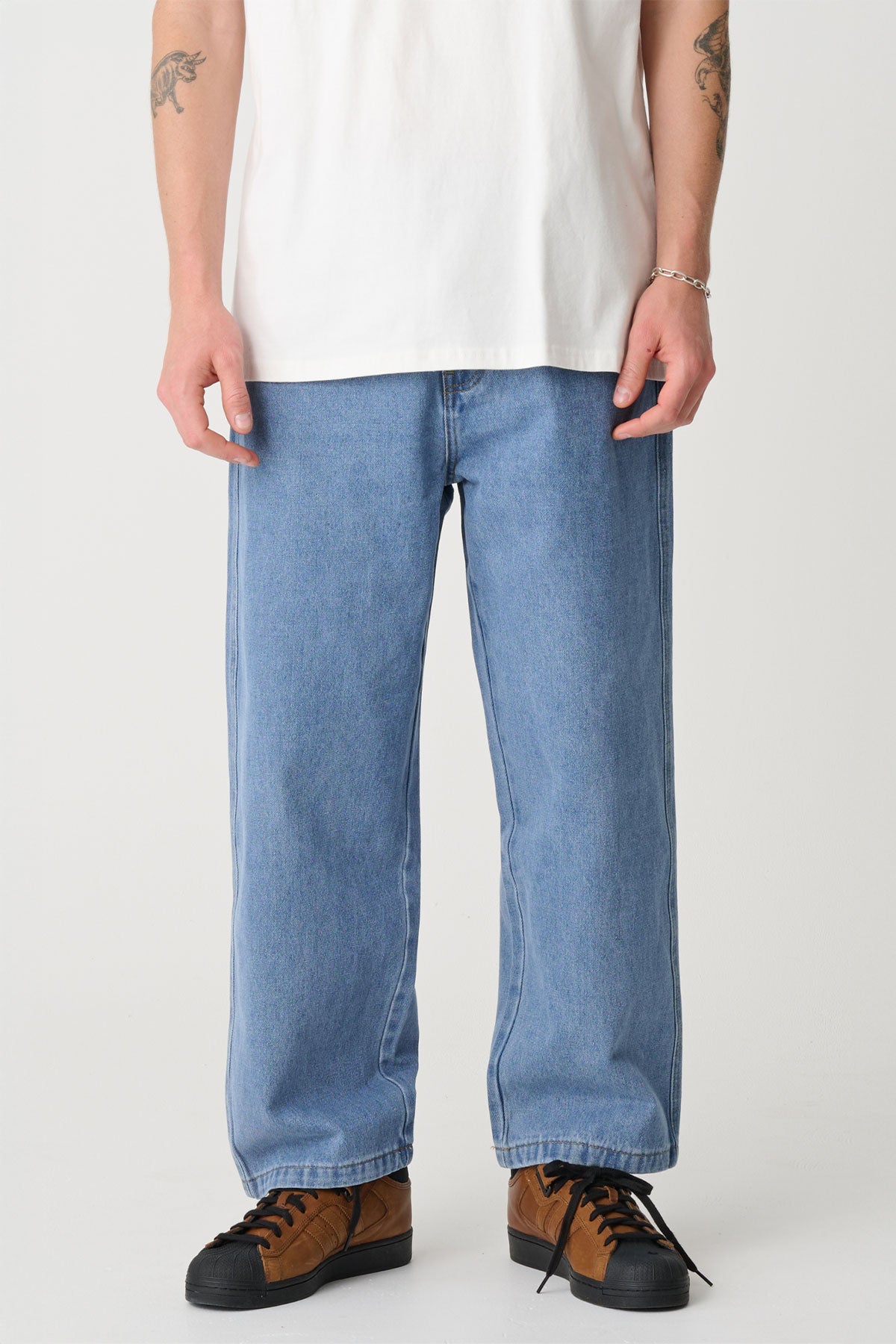 BULL DENIM 91 PANT - Mid Blue | Xlarge AU – XLarge Brand