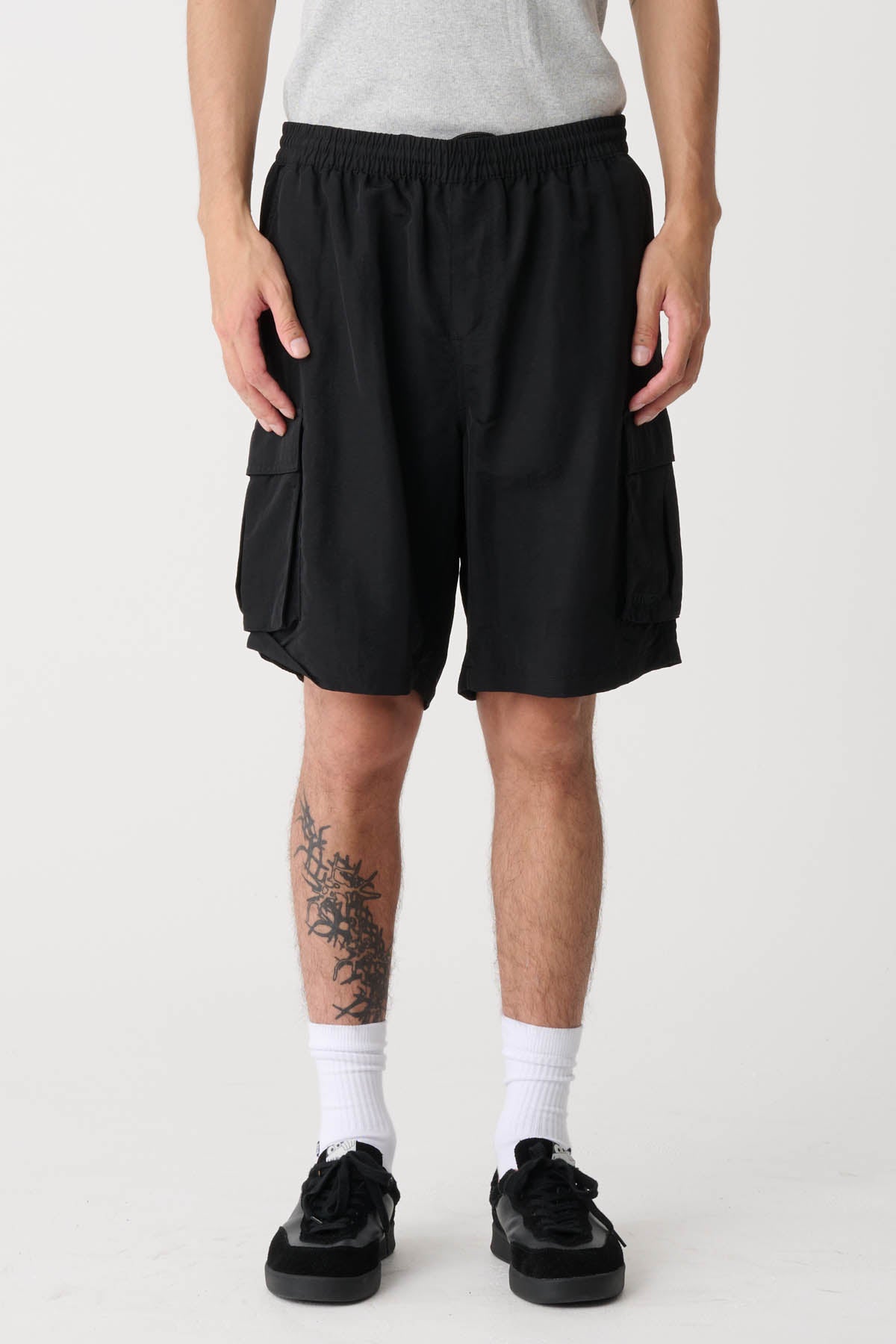 91 NYLON CARGO SHORT - Black | Xlarge AU – XLarge Brand