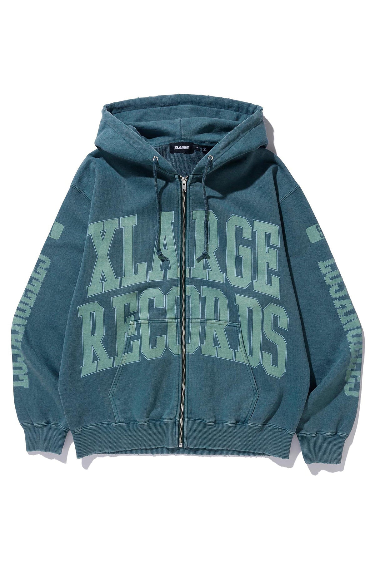 X-LARGE COLLEGE LOGO HOODED L BROWN