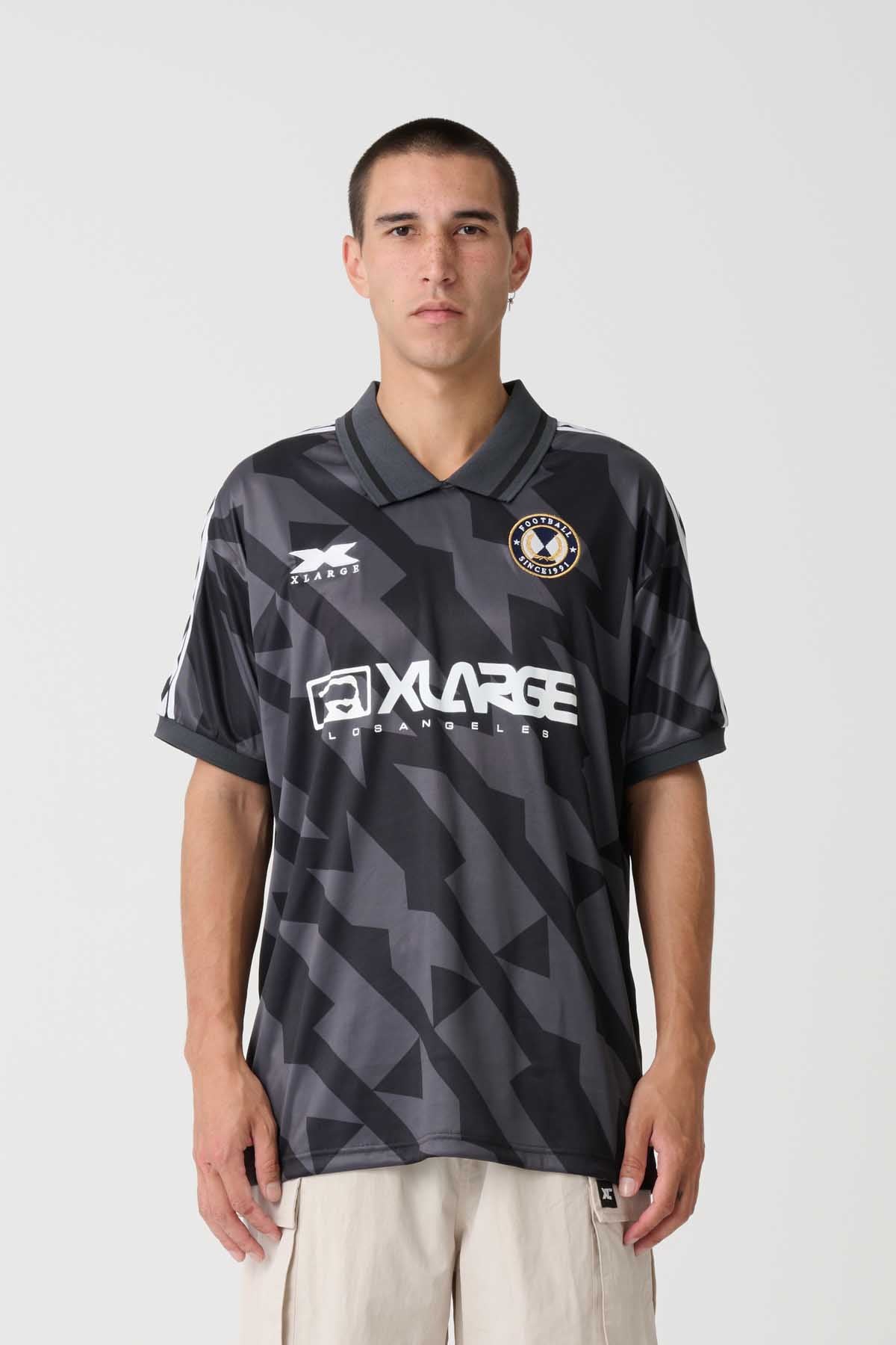 FOOTBALL SS TEE - Black | Xlarge AU – XLarge Brand FOOTBALL SS TEE - Black | Xlarge AU – XLarge Brand