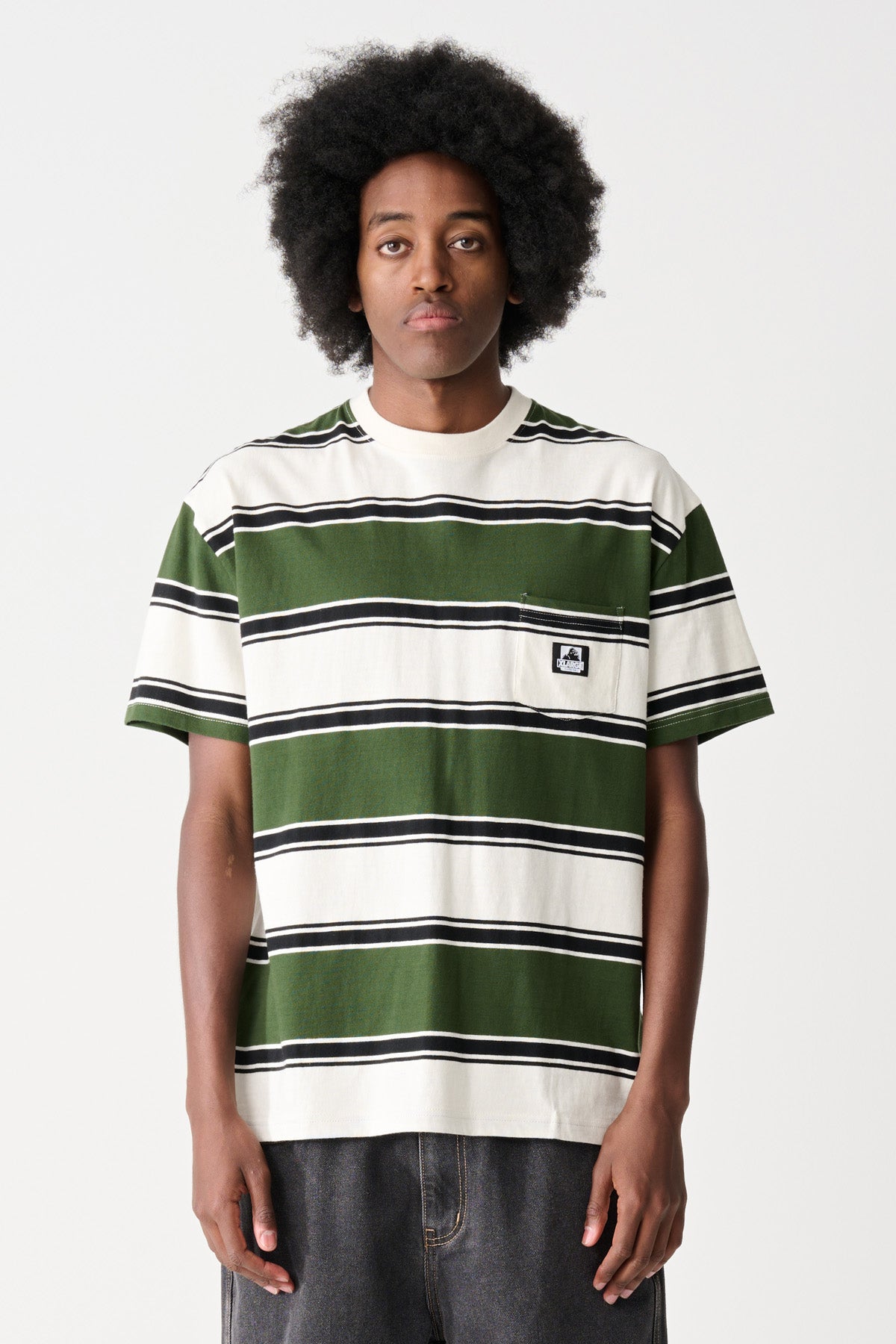 91 POCKET STRIPE TEE - FOREST | Xlarge AU – XLarge Brand