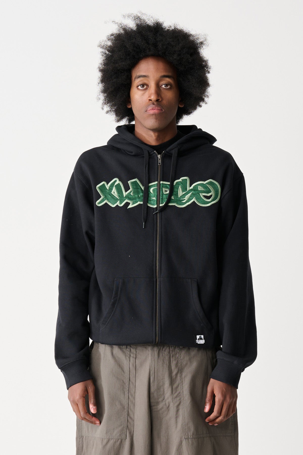 XLARGE エクストララージ GRAFF MARK ZIP-THRU HOODIE フーディ GRAFF MARK ZIP-THRU HOODIE - BLACK | Xlarge AU – XLarge Brand