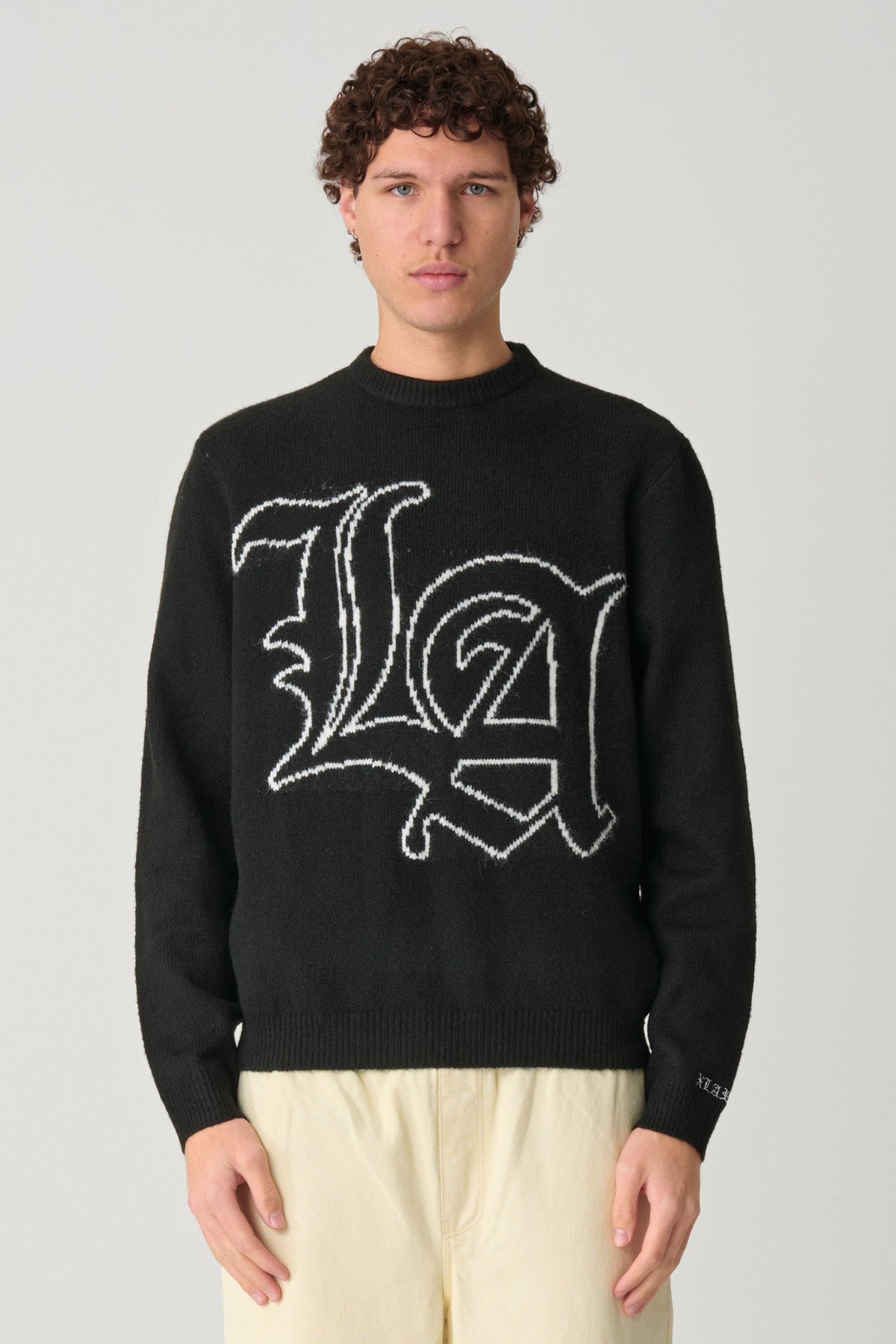 YB Logo Knit YXNGBRATZ YB Logo Knit Black Mサイズ (Black