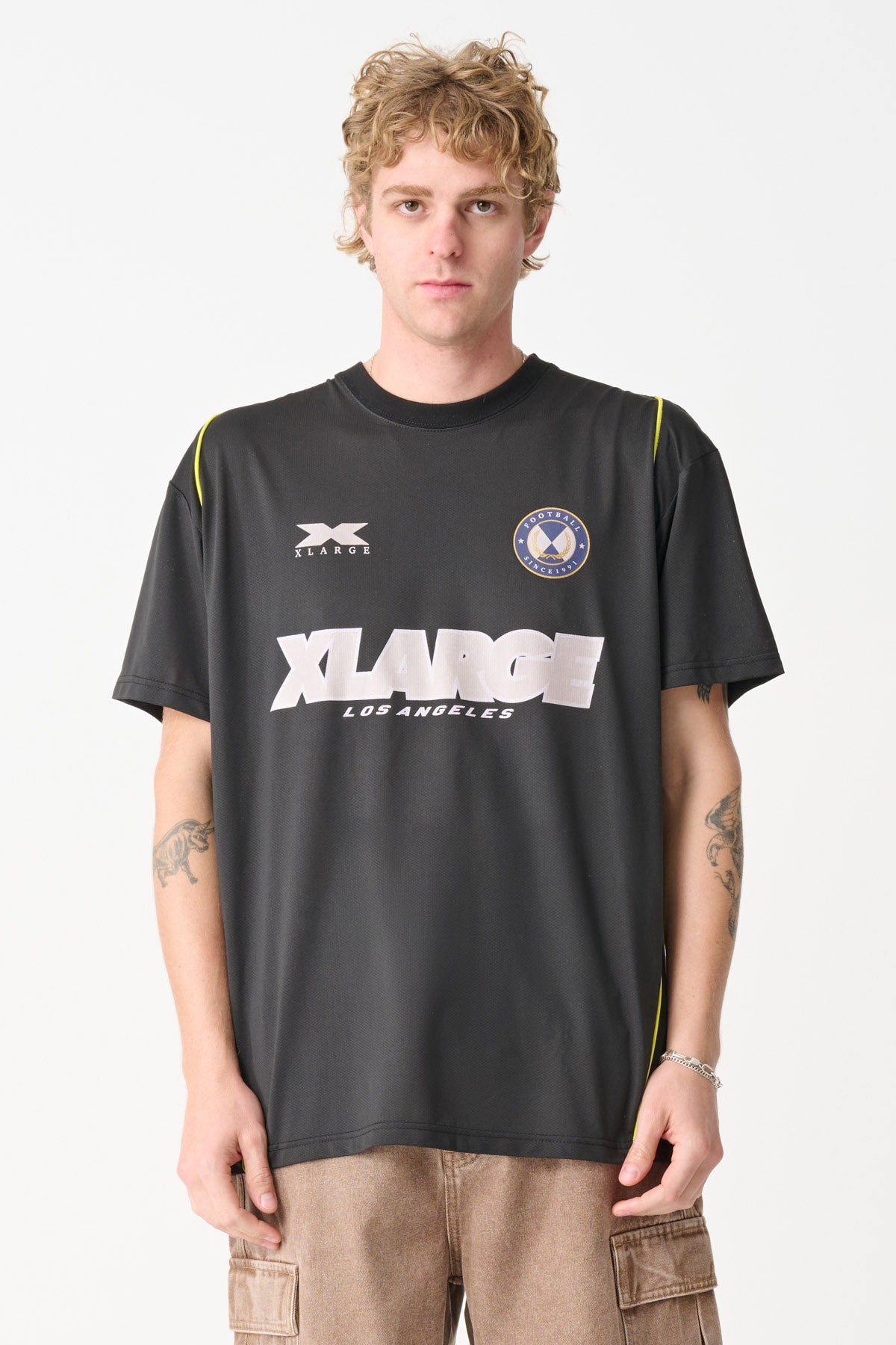 FOOTBALL XLARGE JERSEY - BLACK | Xlarge AU – XLarge Brand
