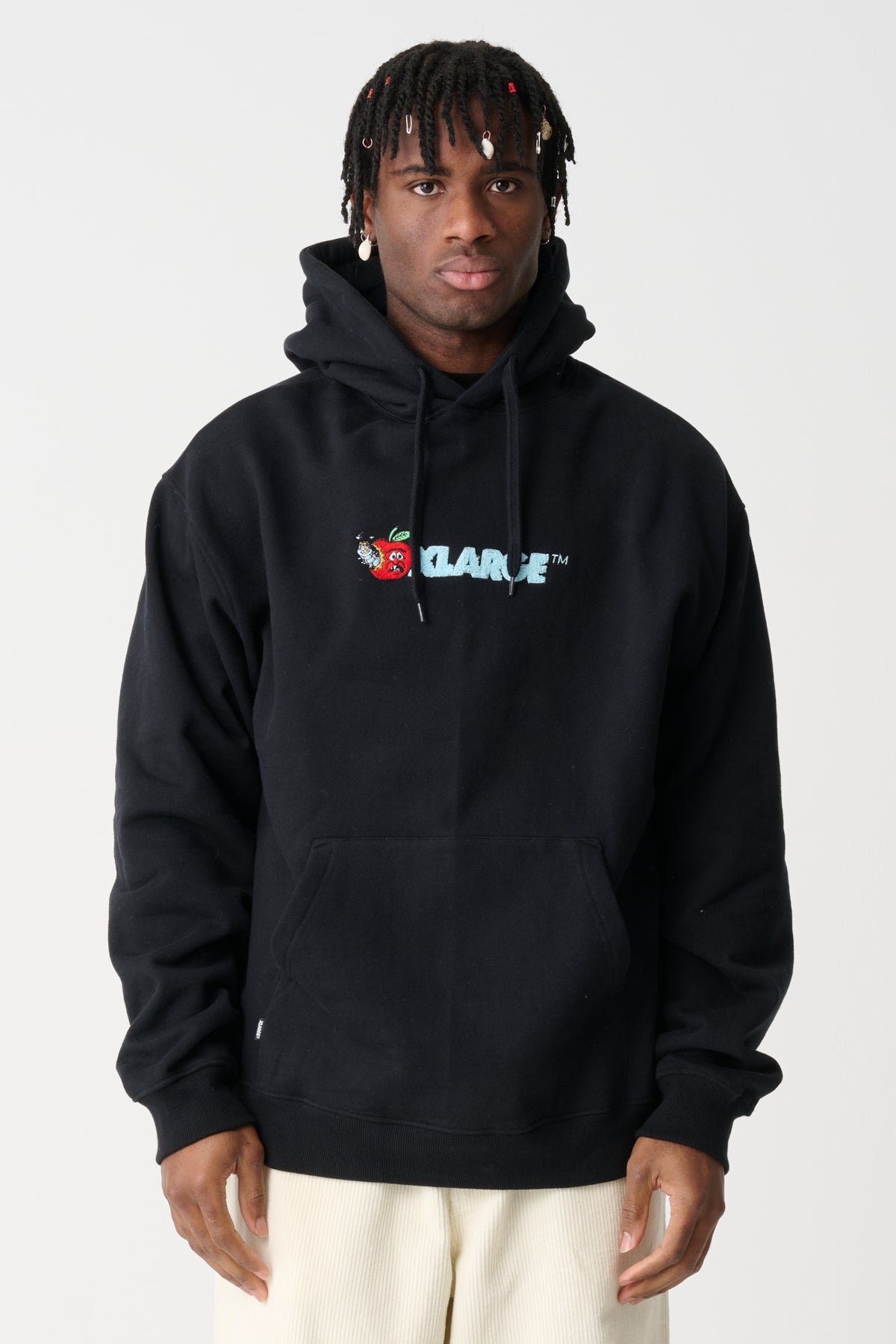 Extra large black hoodie sale