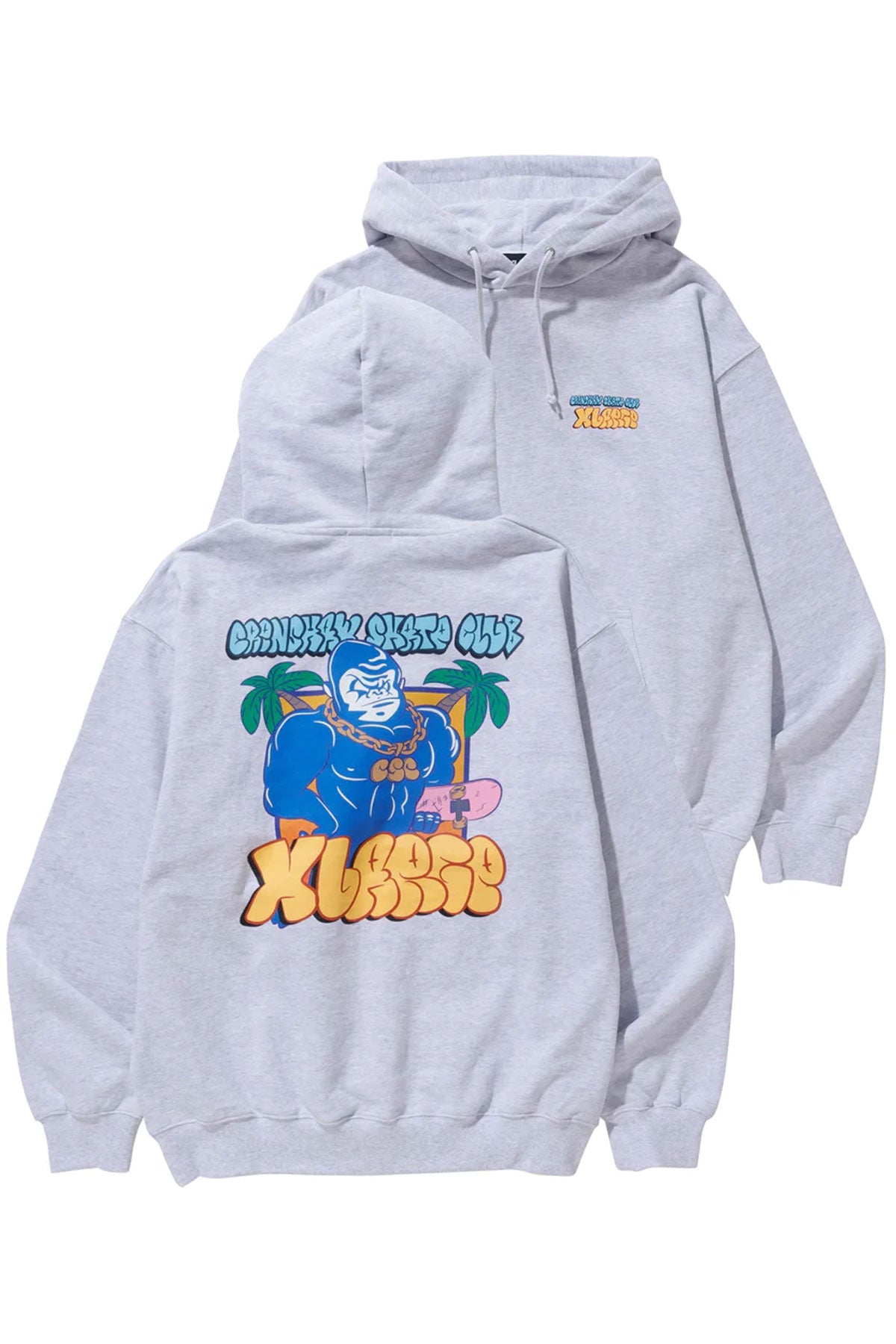 XLARGE×CSC PULLOVER HOODED SWE - Ash | Xlarge AU