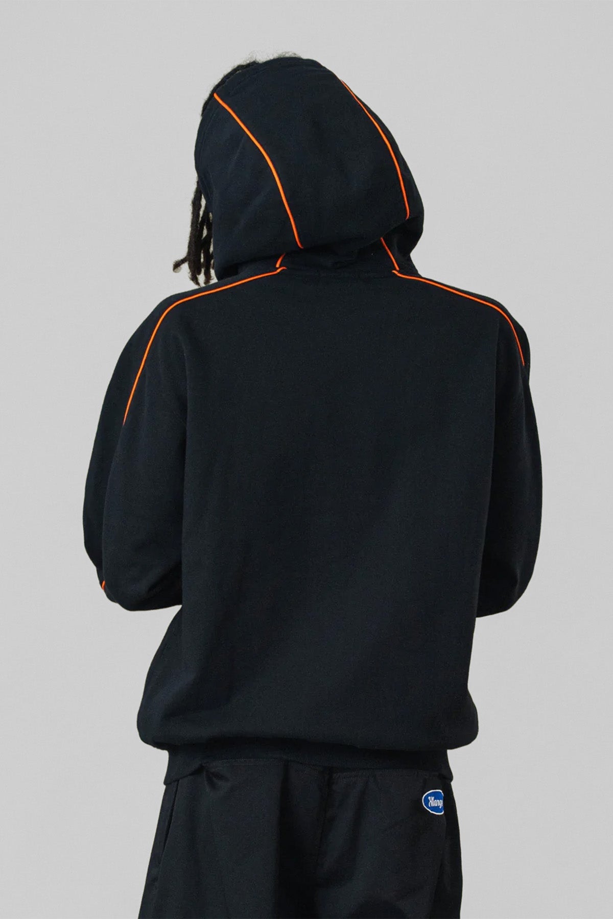 XLARGE x ROLAND PIPING HOODIE - BLACK