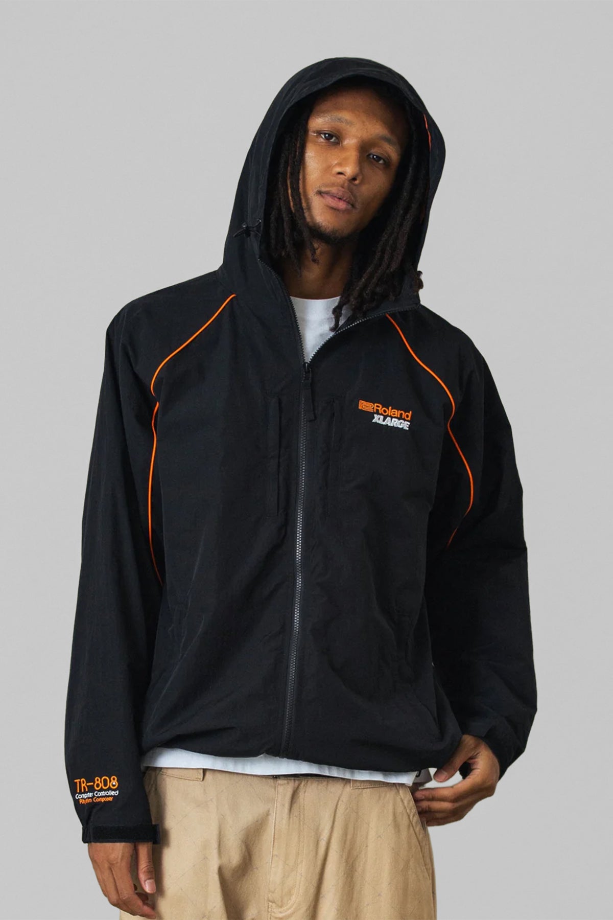 XLARGE x ROLAND PIPING JACKET - BLACK