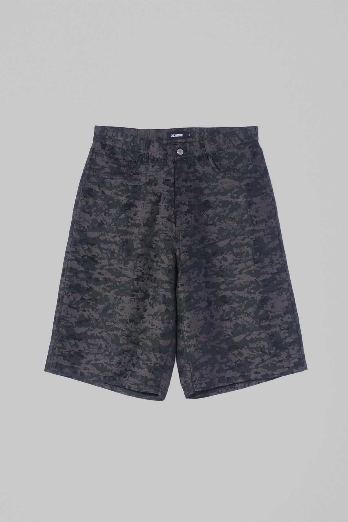 DIGITAL CAMO JACQUARD SHORT - BLACK