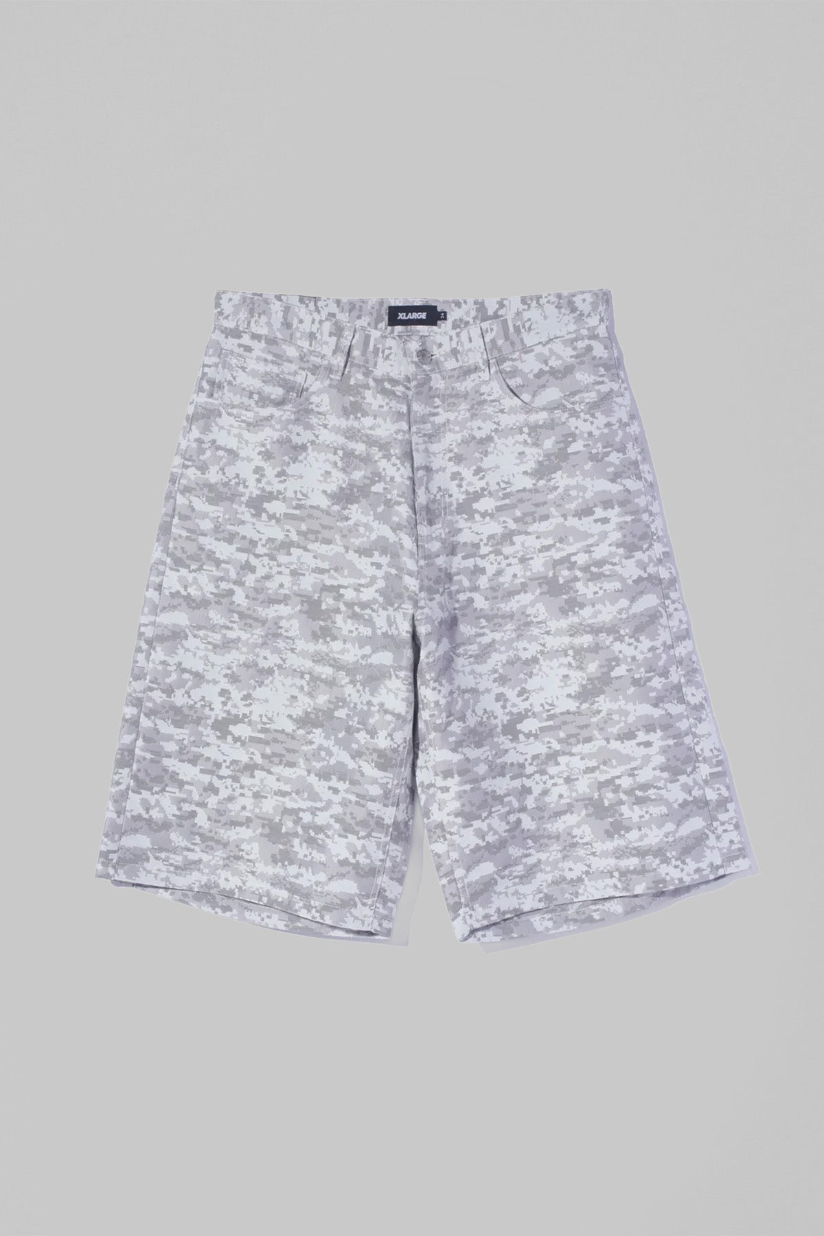 DIGITAL CAMO JACQUARD SHORT - WHITE