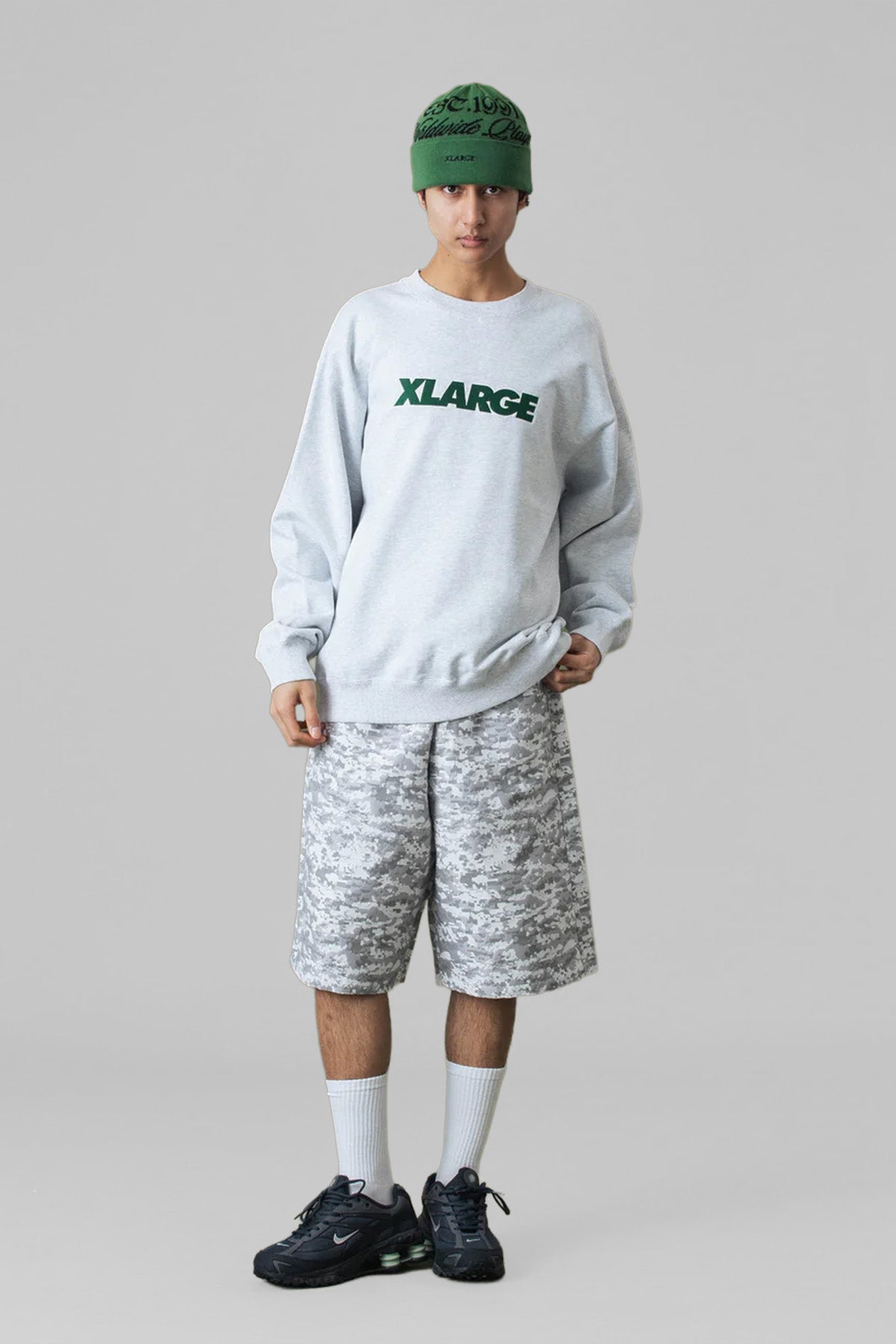 DIGITAL CAMO JACQUARD SHORT - WHITE