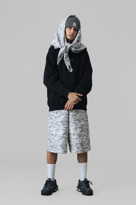 DIGITAL CAMO JACQUARD SHORT - WHITE