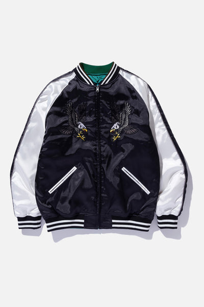 Reversible Souvenir Jacket - Black | Xlarge AU – XLarge Brand Reversible Souvenir Jacket - Black | Xlarge AU – XLarge Brand