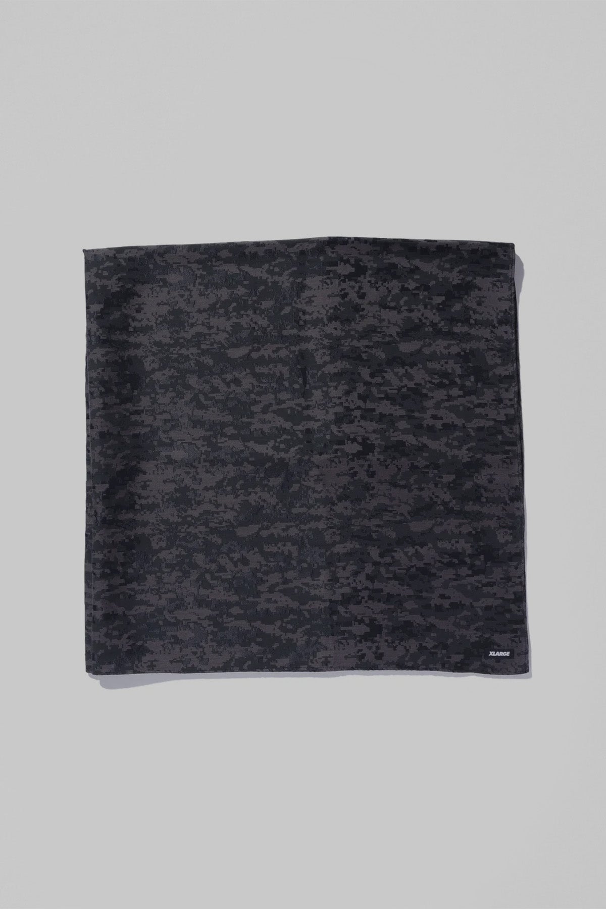 DIGITAL CAMO JACQUARD SCARF - BLACK