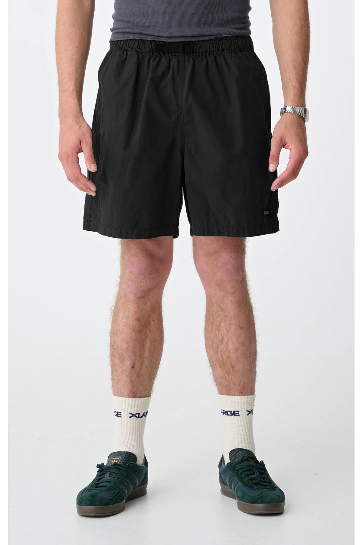Contrast hike short black xlarge au